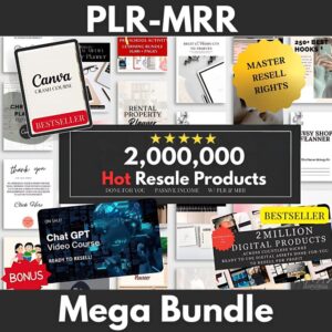 "Unlock 2 Million+ High-Quality Digital Products with Full PLR & MRR – eBooks, Articles, Coloring Pages, Software & More!"